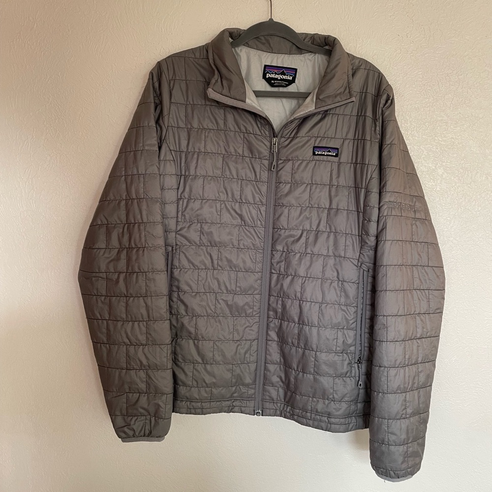 Patagonia Women’s Gray Nano Puff Zip Up Jacket
